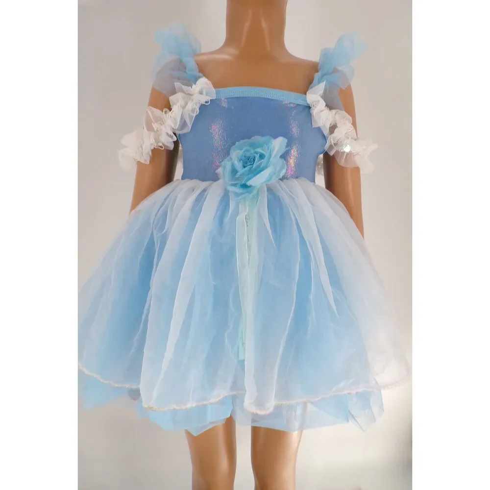 Pre-Owned Dance Costume Curtain Call E249 Small Child Lt Blue Ballet